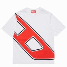 Carica l&#39;immagine nel visualizzatore di Gallery, Diesel t-shirt bianca logo macro D J01905
