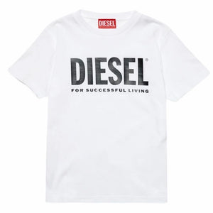 Diesel t-shirt bianca logo basic J01541