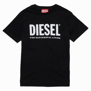 Diesel t-shirt nera logo basic J01541