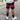 Vision of Super kids bermuda nero fiamme rosse VSK0560
