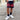 Vision of Super kids bermuda nero fiamme rosse VSK0560