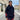 Vision of Super kids felpa nera fiamme rosse VSK0539