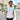 Vision of Super kids t-shirt bianca fiamme verdi VSK0534