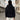 Phobia kids felpa nera fulmini bicolor PHK00739
