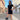 Icon kids abito nero a costine ragazza 1237