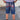 Icon kids bermuda jeans blu logo spray 1045