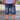Icon kids bermuda jeans blu logo spray 1045
