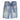 Icon kids bermuda jeans chiaro strappi 1039