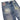 Icon uomo jeans slim fit blu vintage strappi D011
