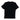 Icon uomo t-shirt nera logo spray T015
