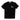 Icon uomo t-shirt nera personaggio retro T027