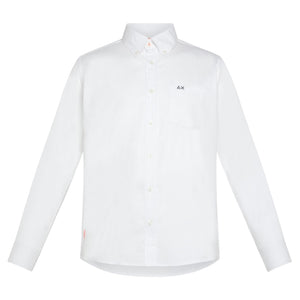 SUN68 camicia bianca cotone S43301