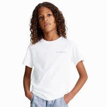 Carica l&#39;immagine nel visualizzatore di Gallery, Calvin Klein t-shirt bianca unisex U00544
