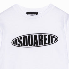 Carica l&#39;immagine nel visualizzatore di Gallery, DSQUARED2 t-shirt bianca logo surf DQ2097
