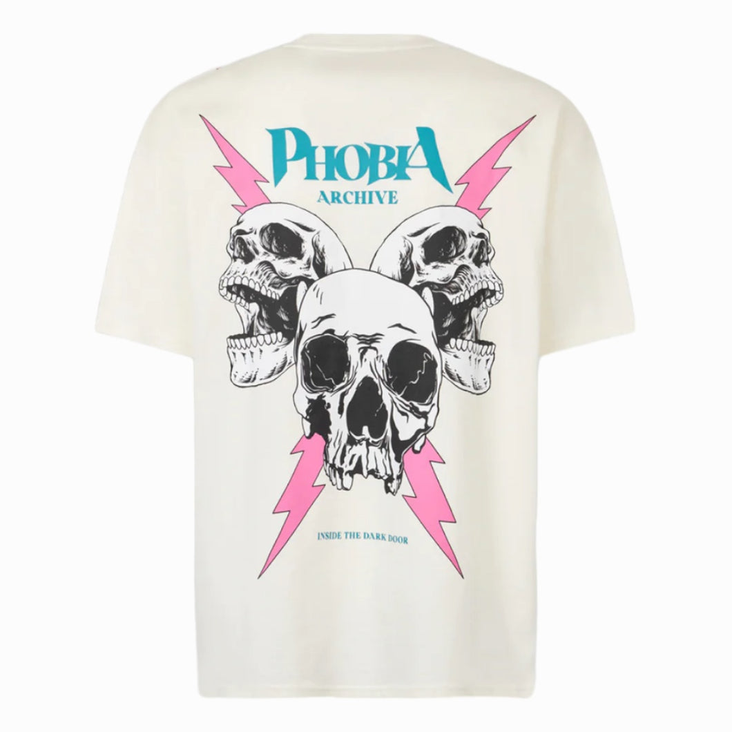 PHOBIA adult t-shirt bianca teschi PH00652