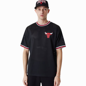 New Era t-shirt traforata Chicago Bulls oversize 60416371