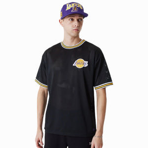 New Era t-shirt traforata Lakers oversize 60416370
