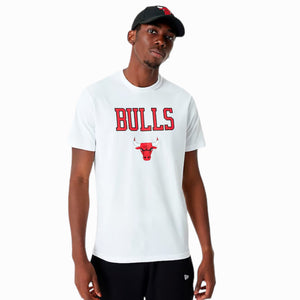 New Era t-shirt bianca Chicago Bulls basic logo 60357046