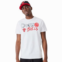 Carica l&#39;immagine nel visualizzatore di Gallery, New Era t-shirt bianca Chicago Bulls fantasia 60332295
