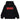 Diesel felpa cappuccio nera logo degradè J02042