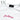Disclaimer kids top bianco logo rosa ragazza 58502