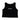 Disclaimer kids top nero logo bianco ragazza 58502