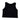 Disclaimer kids top nero logo bianco ragazza 58502