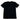 ICON t-shirt nera logo quadrato 649