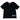 ICON t-shirt nera con intaglio ragazza 572