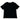 ICON t-shirt nera con intaglio ragazza 572