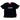 ICON t-shirt nera costina ragazza 581