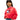 Tommy Hilfiger felpa rossa wave flag ragazza KG0KG09236