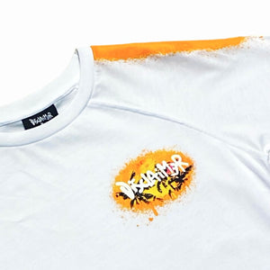 Disclaimer kids t-shirt bianca logo palme 58053