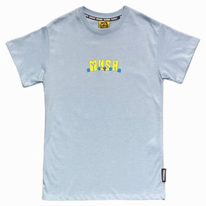 Mushroom t-shirt azzurra macchina 14022