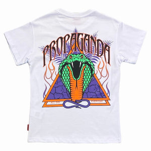 Propaganda kids t-shirt bianca Triangle Cobra 967