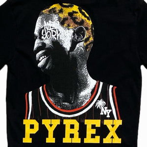 Pyrex t-shirt nera Rodman S4PYJBTH022