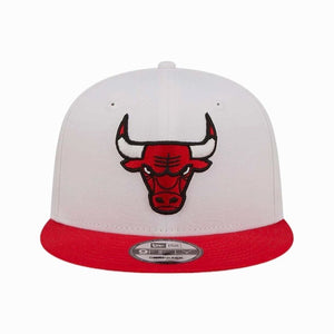 New Era cappellino 9FIFTY Chicago Bulls rosso e bianco