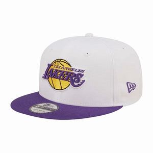 New Era cappellino 9FIFTY Lakers viola e bianco
