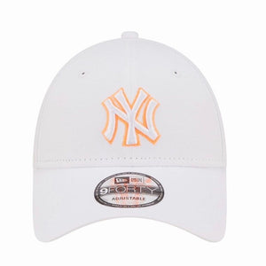 New Era cappellino 9FORTY NY Yankees bianco/arancio
