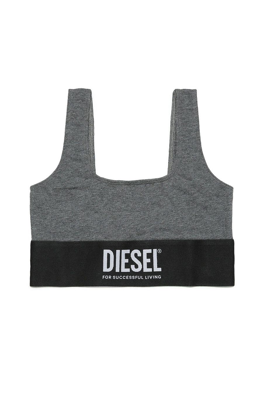 Diesel reggiseno grigio nero J01018