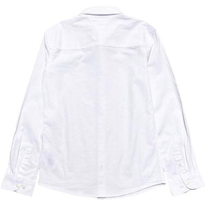 Tommy Hilfiger camicia bianca popeline ragazzo B06965